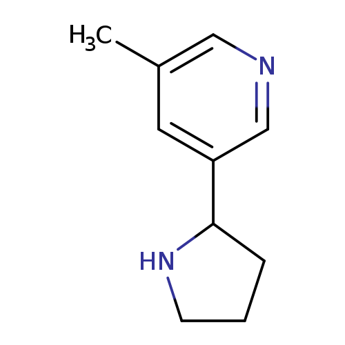 Cc1cncc(c1)C1CCCN1