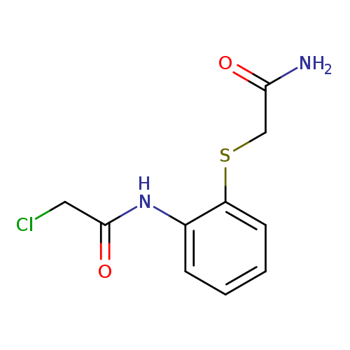 ClCC(=O)Nc1ccccc1SCC(=O)N