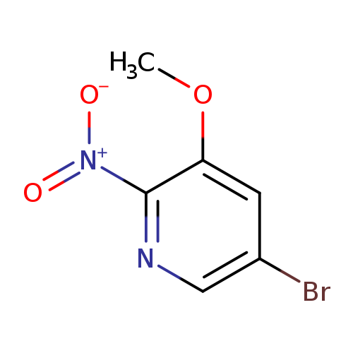 [O-][N+](=O)c1ncc(cc1OC)Br