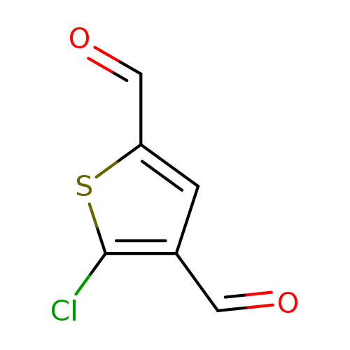 O=Cc1cc(c(s1)Cl)C=O
