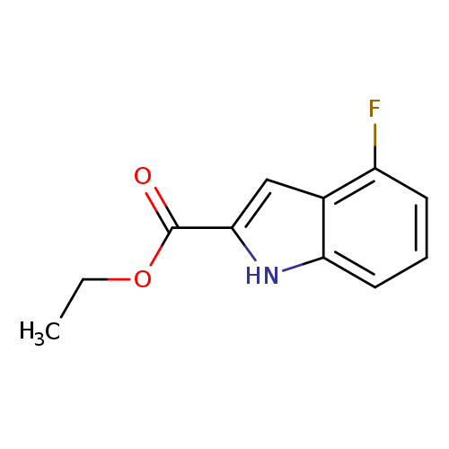 CCOC(=O)c1cc2c([nH]1)cccc2F