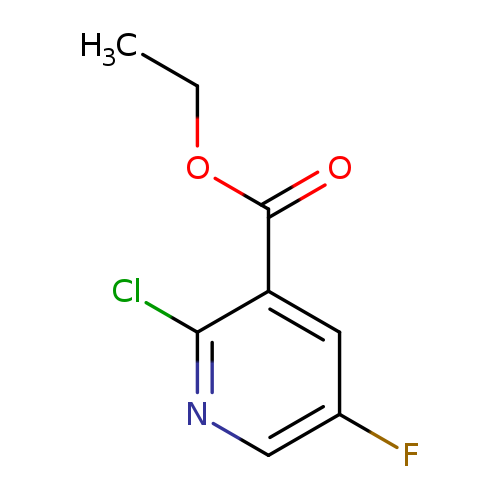 CCOC(=O)c1cc(F)cnc1Cl