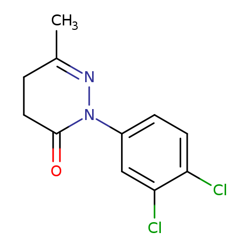 CC1=NN(C(=O)CC1)c1ccc(c(c1)Cl)Cl