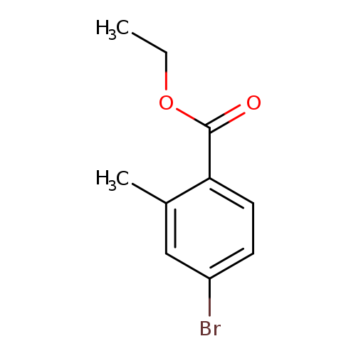 CCOC(=O)c1ccc(cc1C)Br
