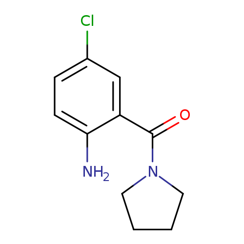 O=C(c1cc(Cl)ccc1N)N1CCCC1