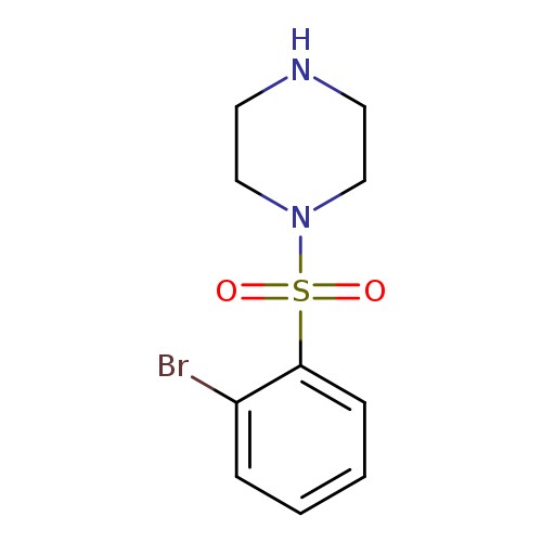 Brc1ccccc1S(=O)(=O)N1CCNCC1