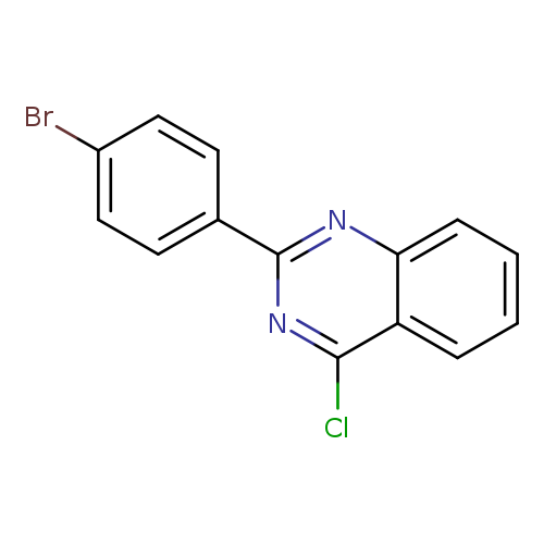 Brc1ccc(cc1)c1nc(Cl)c2c(n1)cccc2