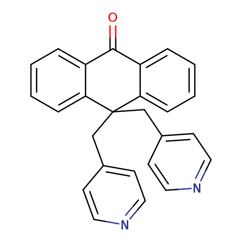 O=C1c2ccccc2C(c2c1cccc2)(Cc1ccncc1)Cc1ccncc1
