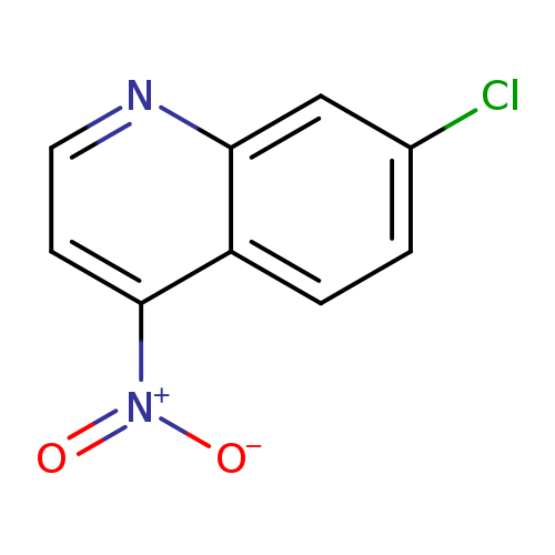 Clc1ccc2c(c1)nccc2[N+](=O)[O-]