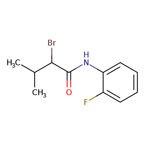 CC(C(C(=O)Nc1ccccc1F)Br)C