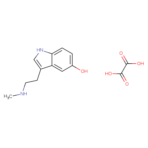 OC(=O)C(=O)O.CNCCc1c[nH]c2c1cc(O)cc2