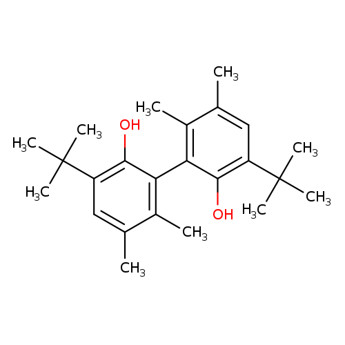 Cc1cc(c(c(c1C)c1c(C)c(C)cc(c1O)C(C)(C)C)O)C(C)(C)C