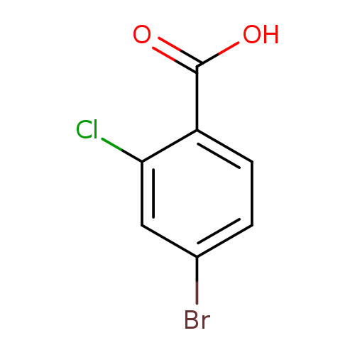 Brc1ccc(c(c1)Cl)C(=O)O