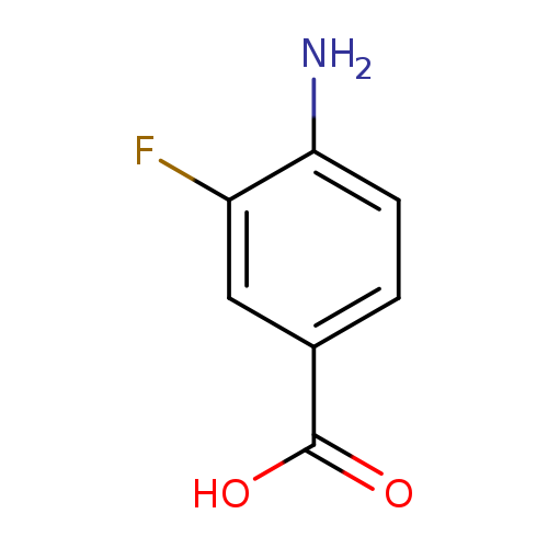 OC(=O)c1ccc(c(c1)F)N