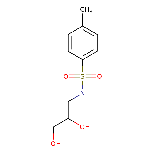 OCC(CNS(=O)(=O)c1ccc(cc1)C)O