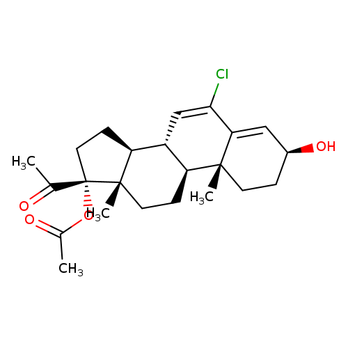 O[C@H]1CC[C@]2(C(=C1)C(=C[C@@H]1[C@@H]2CC[C@]2([C@H]1CC[C@]2(OC(=O)C)C(=O)C)C)Cl)C