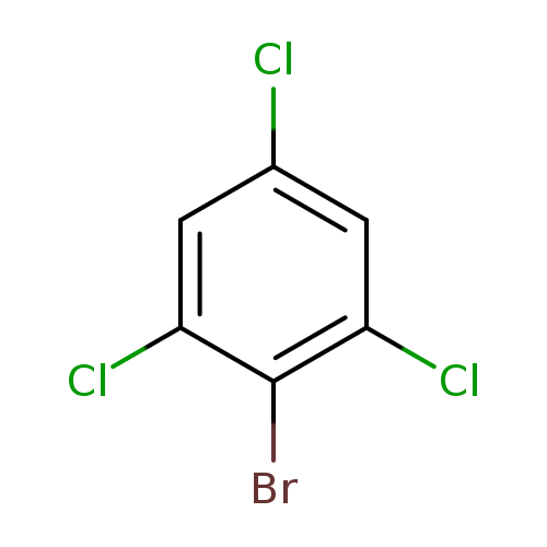 Clc1cc(Cl)c(c(c1)Cl)Br