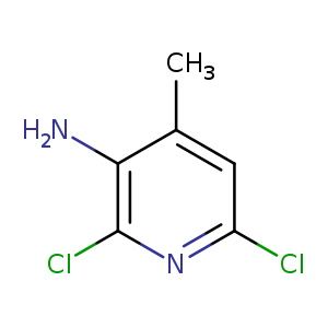 Clc1cc(C)c(c(n1)Cl)N