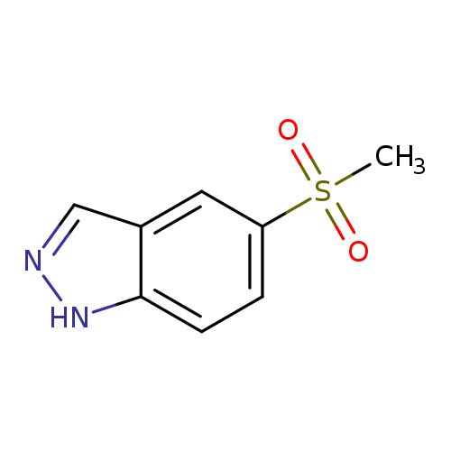 CS(=O)(=O)c1ccc2c(c1)cn[nH]2