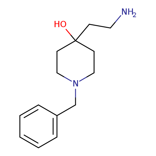 NCCC1(O)CCN(CC1)Cc1ccccc1