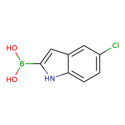 Clc1ccc2c(c1)cc([nH]2)B(O)O