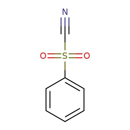 N#CS(=O)(=O)c1ccccc1