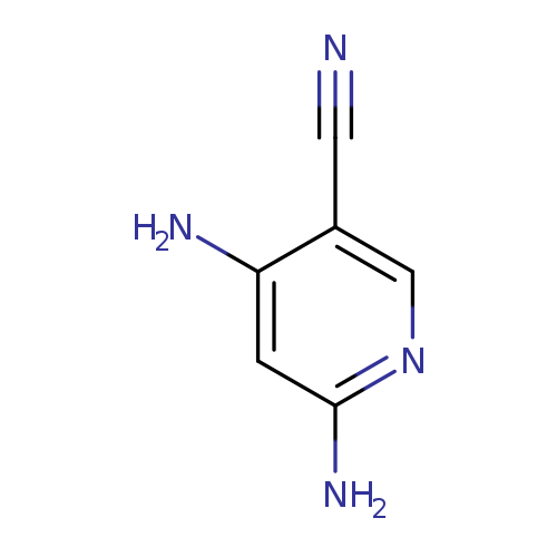 Nc1cc(N)ncc1C#N