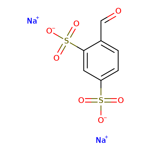 O=Cc1ccc(cc1S(=O)(=O)[O-])S(=O)(=O)[O-].[Na+].[Na+]