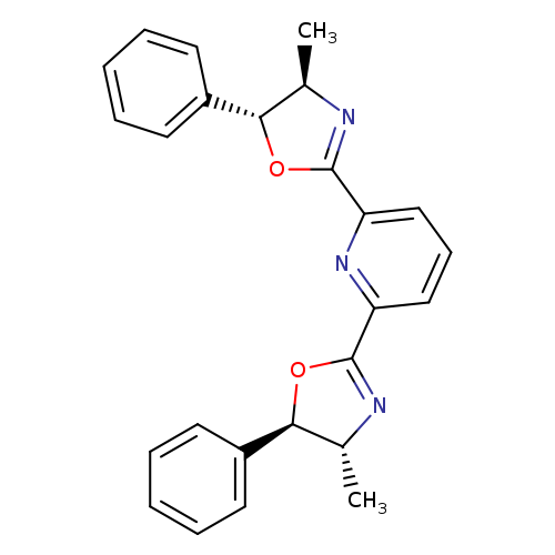 C[C@H]1N=C(O[C@@H]1c1ccccc1)c1cccc(n1)C1=N[C@@H]([C@H](O1)c1ccccc1)C