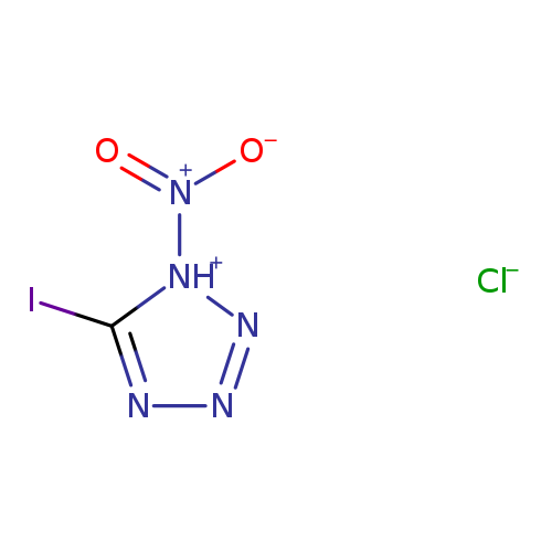 [O-][N+](=O)[NH+]1N=NN=C1I.[Cl-]