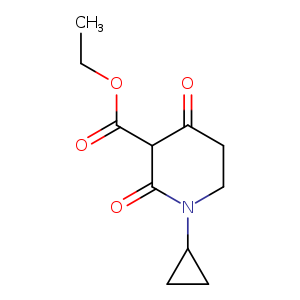 CCOC(=O)C1C(=O)CCN(C1=O)C1CC1