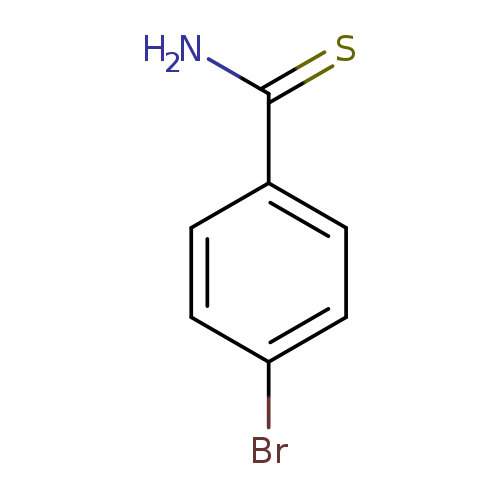 NC(=S)c1ccc(cc1)Br
