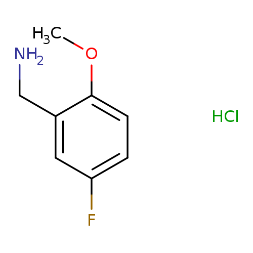 NCc1cc(F)ccc1OC.Cl