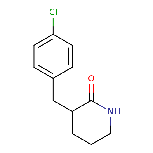 O=C1NCCCC1Cc1ccc(cc1)Cl