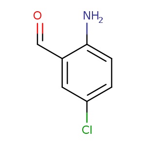 O=Cc1cc(Cl)ccc1N