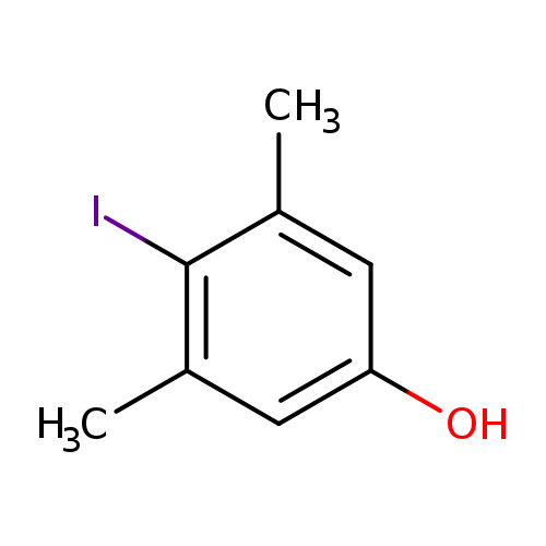 Oc1cc(C)c(c(c1)C)I