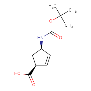 O=C(OC(C)(C)C)N[C@H]1C=C[C@H](C1)C(=O)O