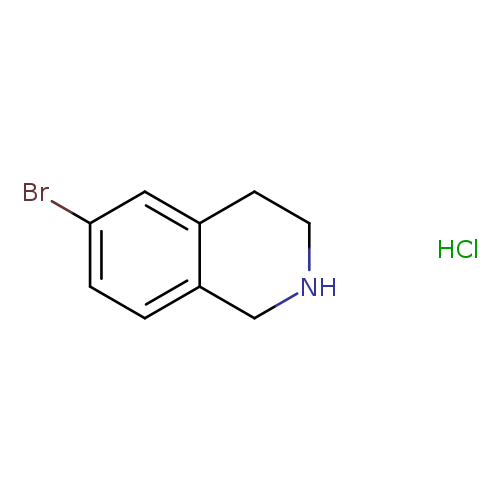 Brc1ccc2c(c1)CCNC2.Cl
