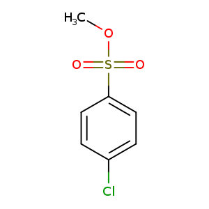 COS(=O)(=O)c1ccc(cc1)Cl