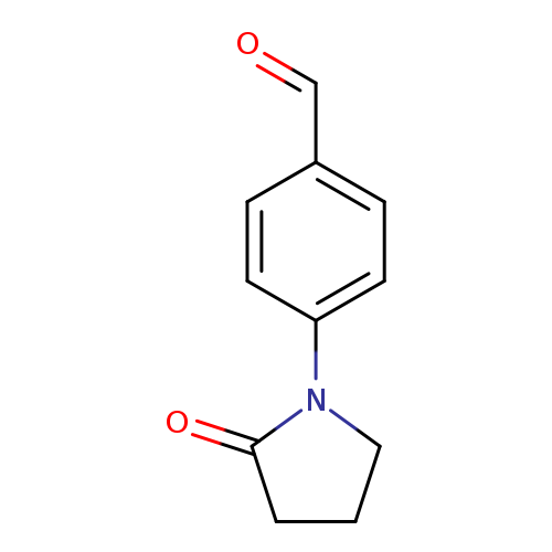 O=Cc1ccc(cc1)N1CCCC1=O