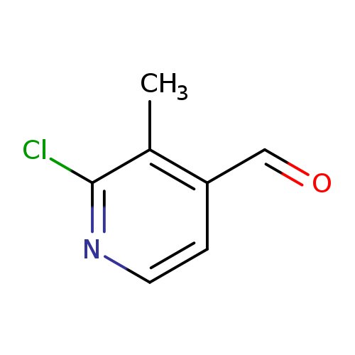 O=Cc1ccnc(c1C)Cl