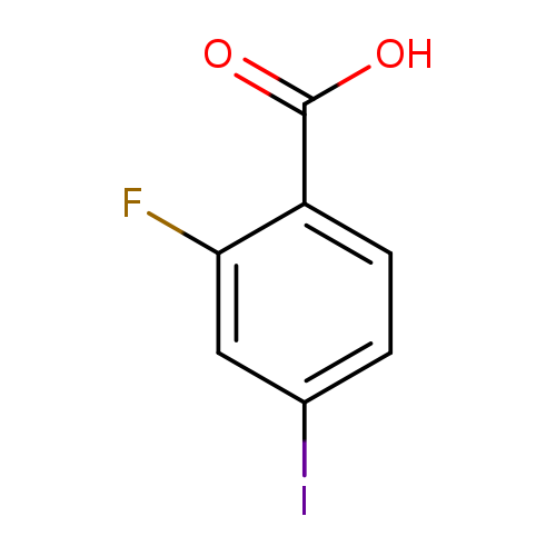 Ic1ccc(c(c1)F)C(=O)O