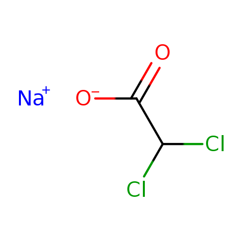 ClC(C(=O)[O-])Cl.[Na+]