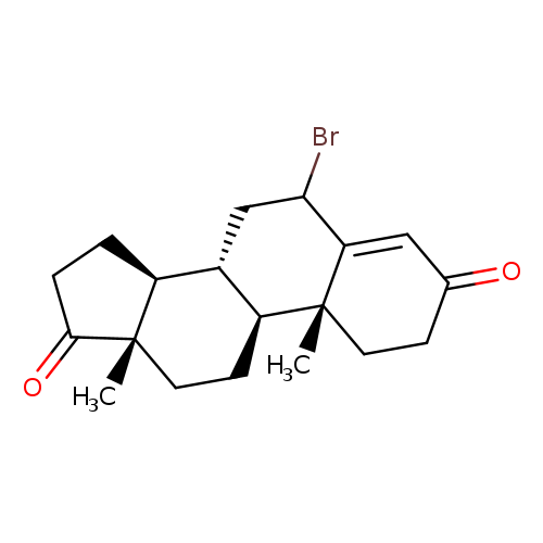 O=C1CC[C@]2(C(=C1)C(Br)C[C@@H]1[C@@H]2CC[C@]2([C@H]1CCC2=O)C)C