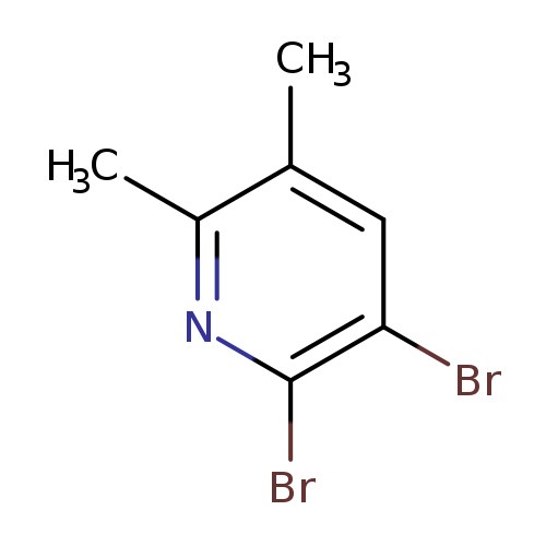 Cc1nc(Br)c(cc1C)Br