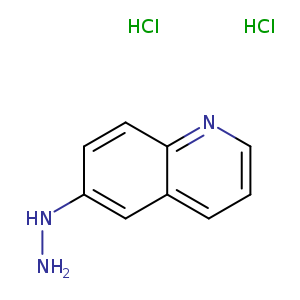 NNc1ccc2c(c1)cccn2.Cl.Cl
