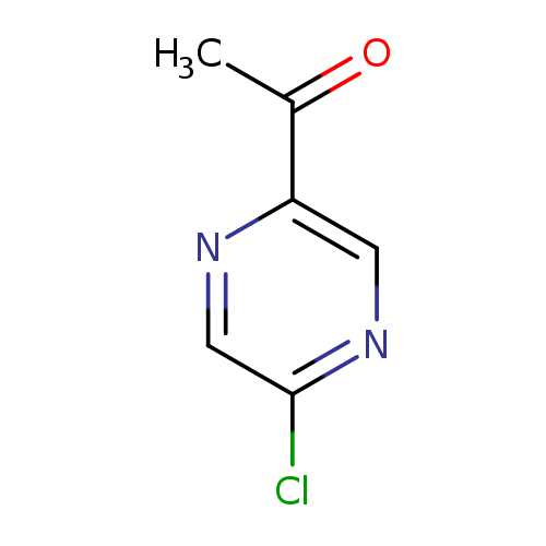 CC(=O)c1cnc(cn1)Cl