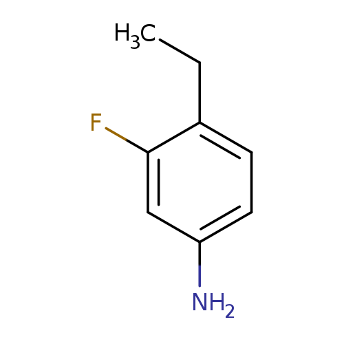 CCc1ccc(cc1F)N