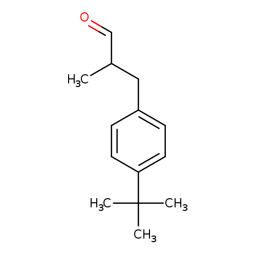 O=CC(Cc1ccc(cc1)C(C)(C)C)C