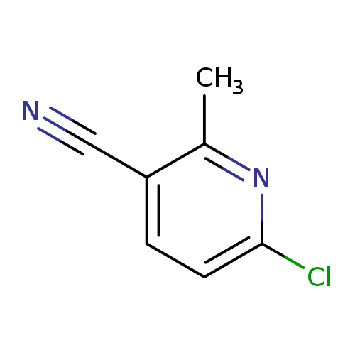 Cc1nc(Cl)ccc1C#N